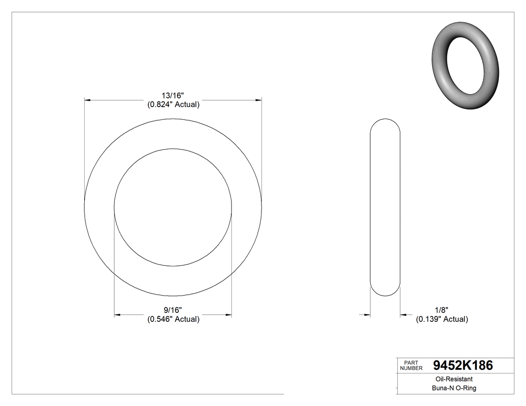 Technical drawing - 9452K186